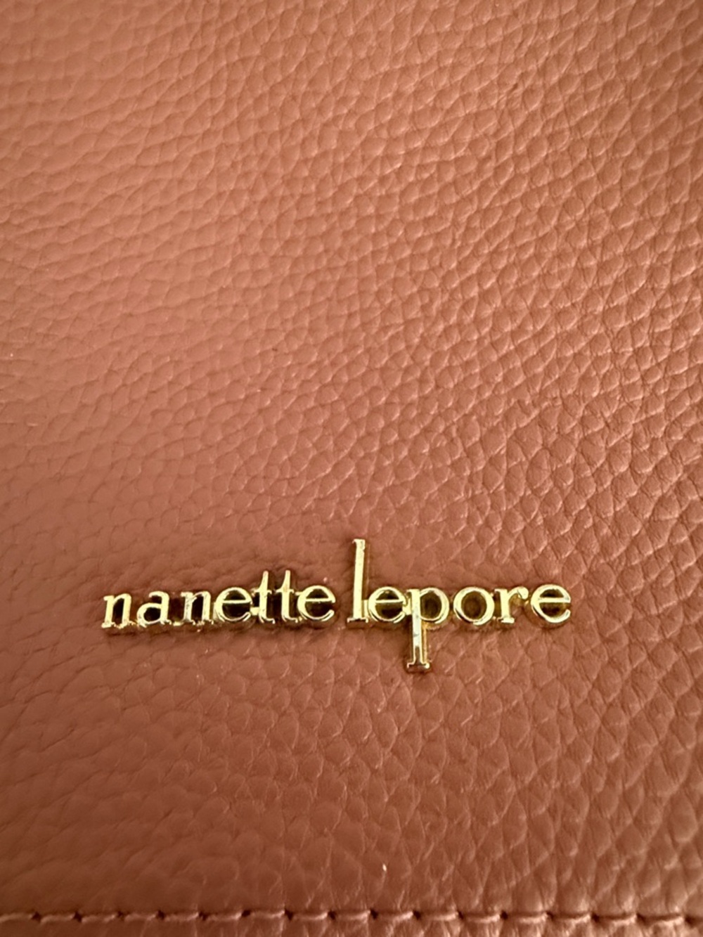 Nanette Lepore Mauve Pink Pebbled Leather Satchel - Picture 5 of 7